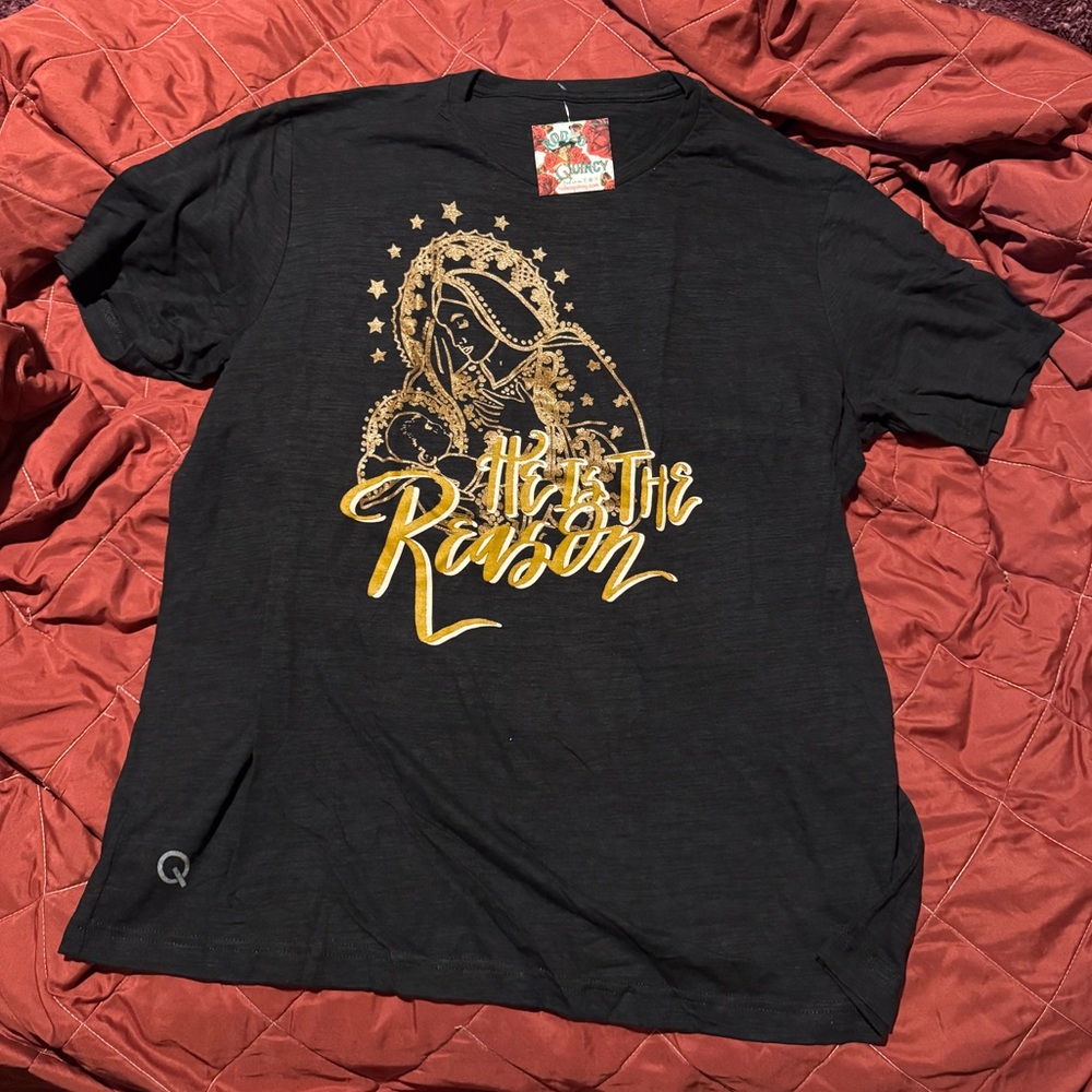 NWT-Rodeo Quincy He Is the Reason tee-XXL